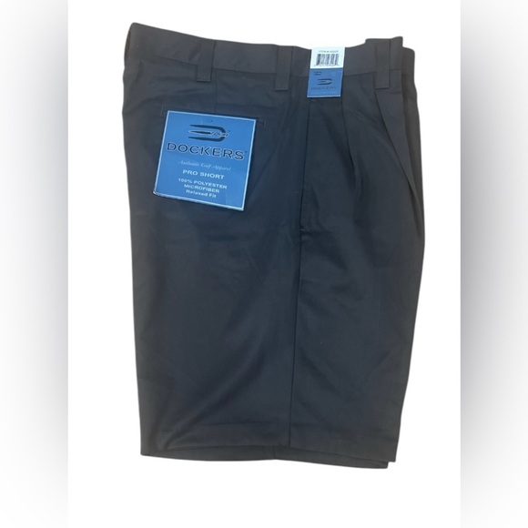 TOUR DOCKERS Men's dark olive authentic golf apparel shorts 🩳 - Picture 6 of 6